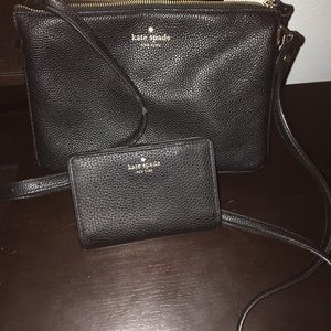 Kate Spade crossbody with matching wallet